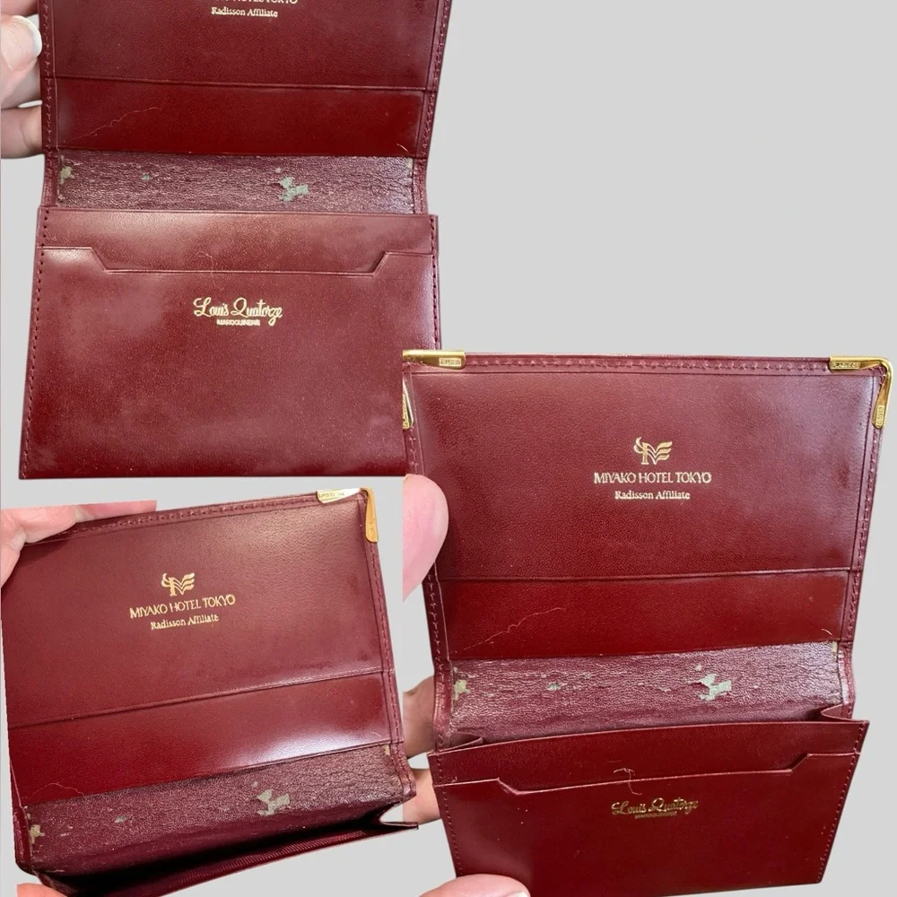 Reseller Wallet Key Holder Lot Kenzo Louis Quatorze Kansaiman Leather Bundle - Picture 15 of 15